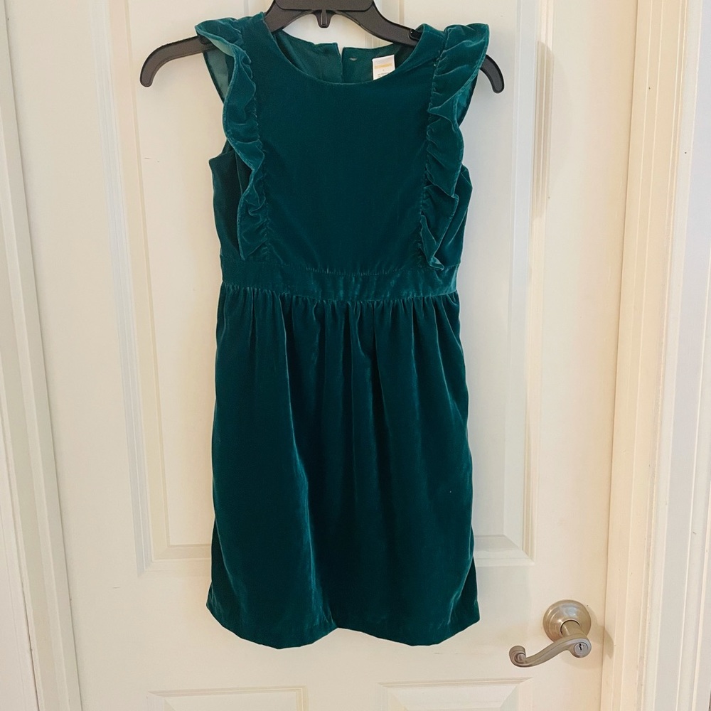 Gymboree velvet dress preowned for girls